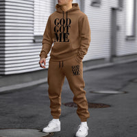 Men's Fashion Hoodie And Pants Two-Piece Set