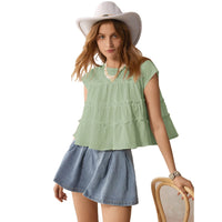 Womens Fashionable Casual Loose Patchwork Shirt