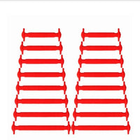 Free To Tie Adult And Children Bag I Shaped T Shaped Silicone Shoelaces