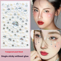 Comes With Sticky Pearl Stick-on Crystals Transparent Photo Shoot