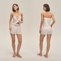 Womens Suspender Shorts Casual Comfortable Loungewear Set
