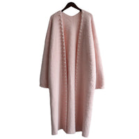 Women's Beaded Mink Fleece Knitted Cardigan