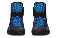 Printed Couple High Top Canvas Shoes