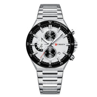 Neutral Waterproof Calendar Mens Business Sports Watch