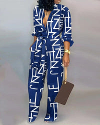 Women's Fashion Loose Large Jumpsuit