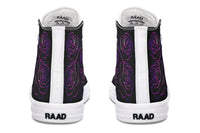Fashion Printed Couple High Top Canvas Shoes