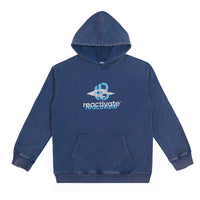 Heavy American Fashion Brand Batik Printed Loose Hooded Sweater For Men