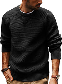 Men's Retro Heavyweight Thickened Sweater Loose-Fit Casual Knitwear