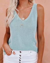 Fashionable Strap Vest Home Ice Silk Knitted Womens