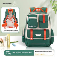 Children's Spine Protection Good-looking Multi-compartment Burden Reduction Schoolbag