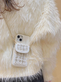 Maoni Houndstooth Card Holder Phone Case