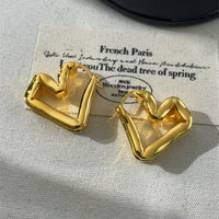 European And American Retro Minority Design Earrings Cold Wind Ear Clip Tide