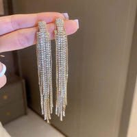 Stylish Letter-shaped Tassel Earrings