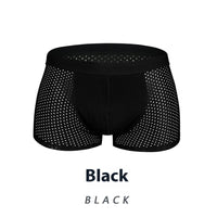 Ice Silk Men's Shorts Head Plus Size Boxer Briefs