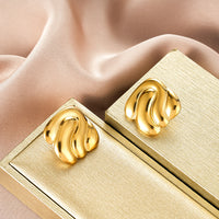 Premium Fashion Irregular Earrings, High-End Unique Niche Design, Stainless Steel Earrings Jewelry For Women