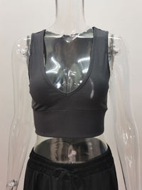 Women's Deep V-neck Small Vest Sling Top