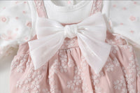 Butterfly Long Sleeve Soft Romper Jumpsuit