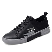 Men's Fashion Trend Splicing Leather Shoes