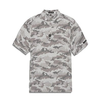 Men's Golf Polo Shirt Printed Sports T-shirt Table Tennis Feather Tennis Suit Quick-drying Top