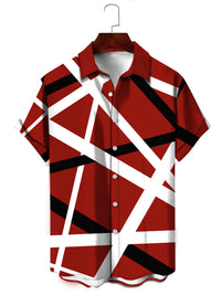 Digital Printing Men's 3d Casual Shirt
