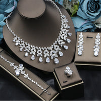 Bridal Jewelry Korean Fashion Wedding Banquet Accessories Four-piece Set