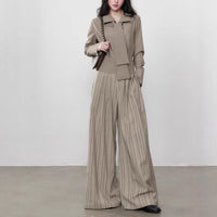 All-matching Lace-up Simple Graceful Slimming Long-sleeved Shirt Women