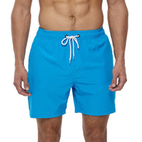 Summer Men's Solid-Colored Athletic Casual Cropped Shorts