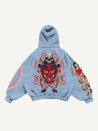 Fashion Casual Printed Polyester Sweater
