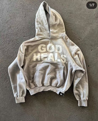 Hooded Sweater Heavy Long Sleeve Jacket