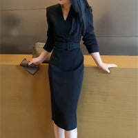 Womens French Style Formal Gray Dress