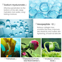 Hyaluronic Acid Face Serum Anti-Aging Shrink Pore Whitening Moisturizing Face Cream Dry Skin Care
