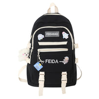 Elegant Mori Leisure Backpack Large Capacity Early High School Student Schoolbag