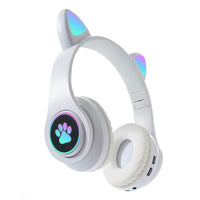 Cute Cat Ear LED Breathing Light Luminous Headset