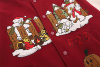 Machine Embroidery Autumn And Winter Menswear Fashion Brand American Stitching PU Leather Sleeve Coat