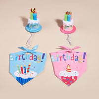 Creative Printing Dog Triangular Binder Birthday Saliva Towel Accessories