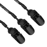 35mm Fishing Hat Elastic Lanyard Windproof Double-headed Clip Spring Telescopic Rope