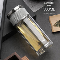 Unisex Portable High-end Transparent Water Bottle