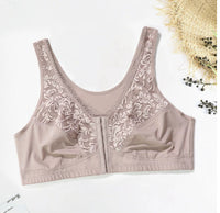 European And American Large Size Without Steel Ring Lace Cup Front Row Buttons Thin