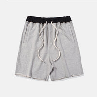 High Street Style Plain Loose Edge Invisible Zipper Shorts