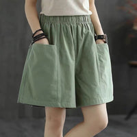 Casual Loose Student Straight-leg Cargo Shorts