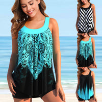 European And American Ladies Printed Swimsuit Skirt