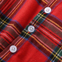 Autumn Cotton Single Breasted Check Korean Trouser Suit