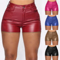 Large Size Women's Fashion High Waist Tight Shorts