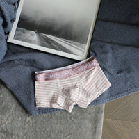 Men's Cotton Striped Comfortable Breathable Sport Boxer