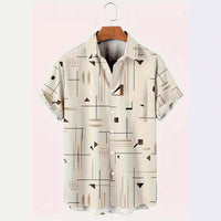 Fashion Printed Shirt Summer Menswear Printing