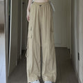 Purple Parachute Work Pants For Women