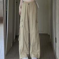 Purple Parachute Work Pants For Women