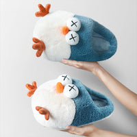 Boys Cotton Slippers Cute Bag With Winter Warm Indoor Non-slip Home Furnishing