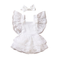 Summer Baby One-piece Princess Dress No Hooded