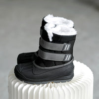 Children's Thick Warm Cotton Shoes In Tube Waterproof Snow Boots